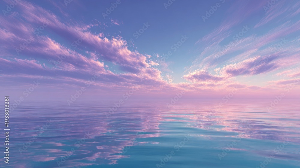 Obraz premium Sky and water reflection landscape