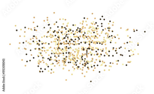 Stunning gold confetti scat...