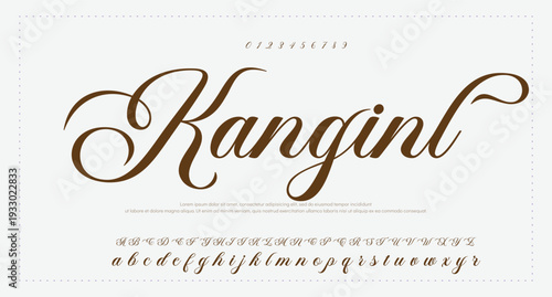 signature style, great for personal logos and stationery.