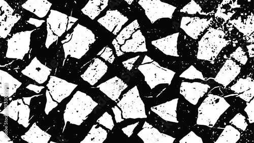 Cracked dry earth texture parched soil with irregular deep fissures and rough patterns