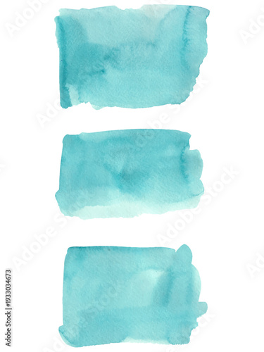 Abstract watercolor texture, isolated on white background. Watercolor brush strokes	