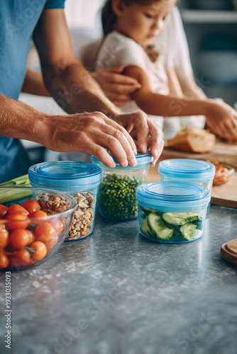 Healthy Cooking and Meal Prep: Family Bonding with Fresh Vegetables and Sustainable Ingredients