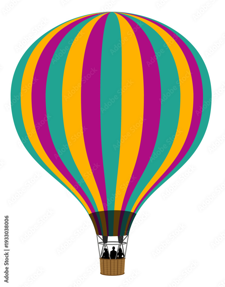 Fototapeta premium Montgolfière New 4