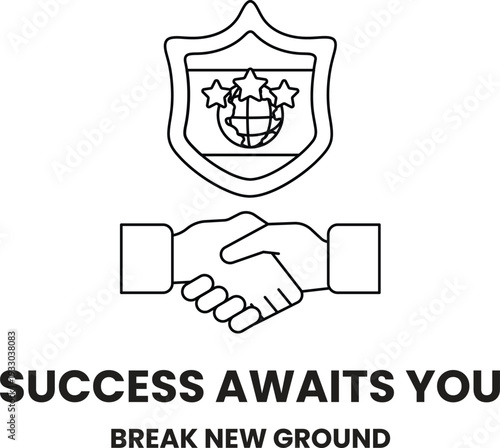 A logo for a company that is about to succeed