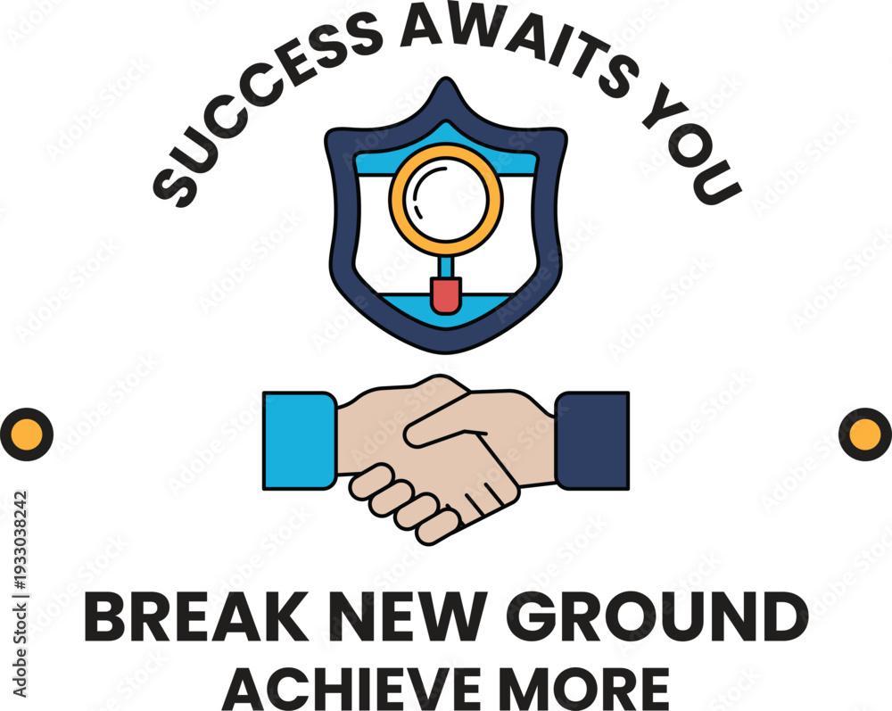 Fototapeta premium A logo for success awaits you