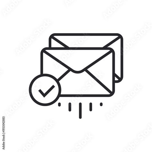 spam icons outline and Flat Style,transparent background