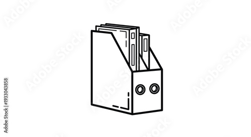 Magazine Holder Organization Storage Solution