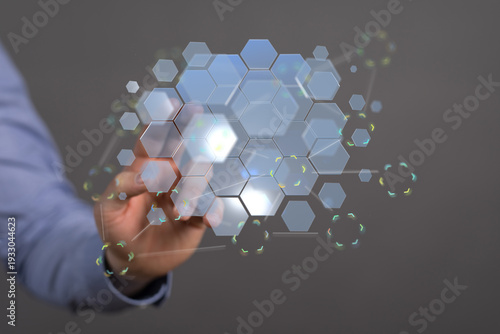 Abstract image showing a ha...