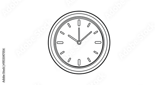 Clock Face Analogue Timekeeping Business Concept