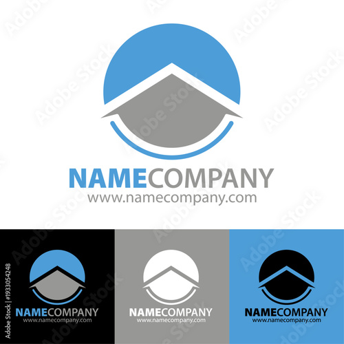 logo artisan charpentier couvreur toiture maison