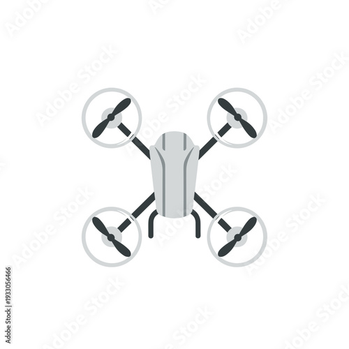 Quadcopter Drone with Four Propellers.