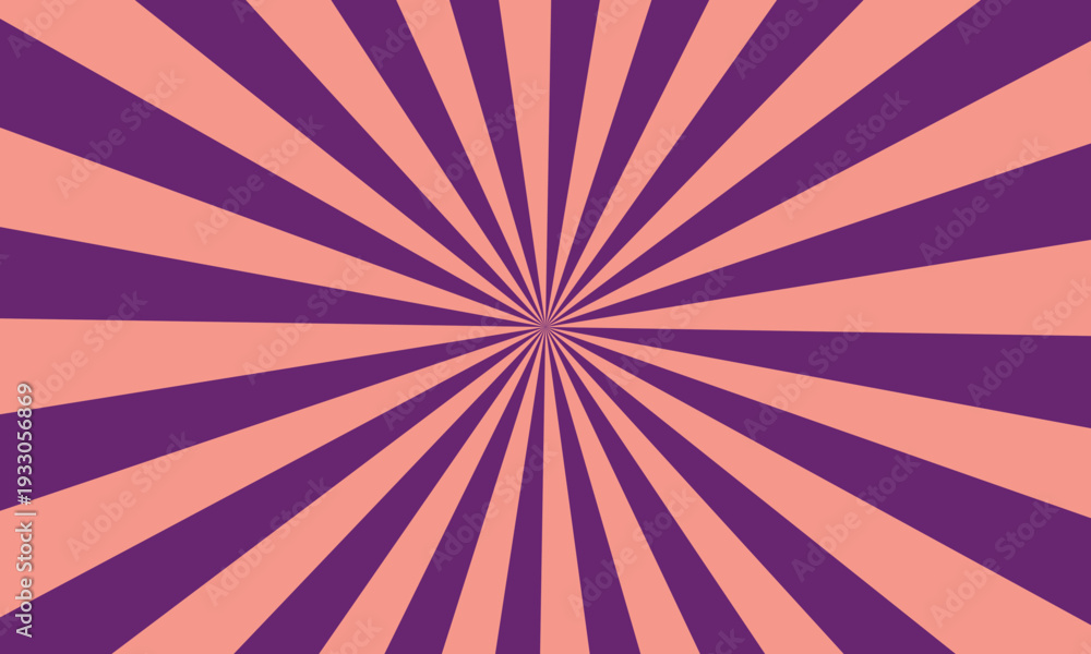 Obraz premium Delicate Peach and Deep Purple Radial Pattern Exhibiting a Soft Sunburst Design for Elegant Projects