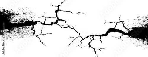 Weathered industrial steel texture with high contrast cracks for design