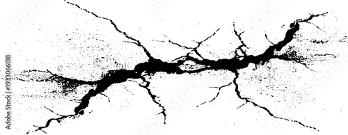 Weathered industrial steel texture with high contrast crack pattern for design projects