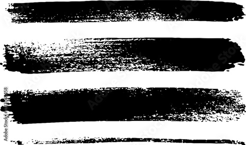 High contrast abstract stripes in stencil style for creative design