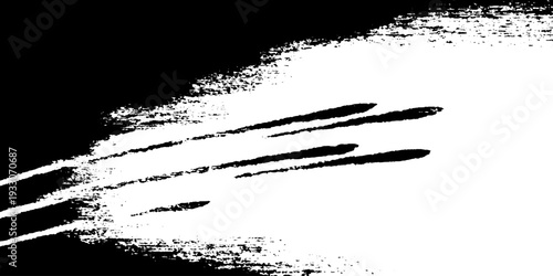 Abstract windshield raindrop trails stencil pattern for artistic design