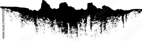 High contrast abstract x-ray conveyor belt stencil design for artistic projects