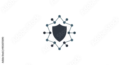 Shield Protection Security Icon Symbol Logo.