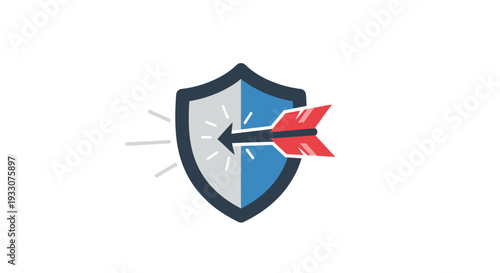 Shield Protection Security Icon Graphic Design.