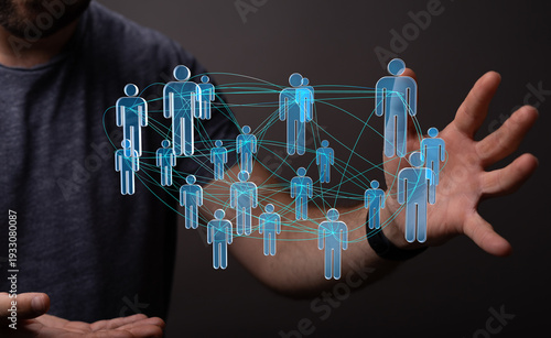 Image depicting a network o...