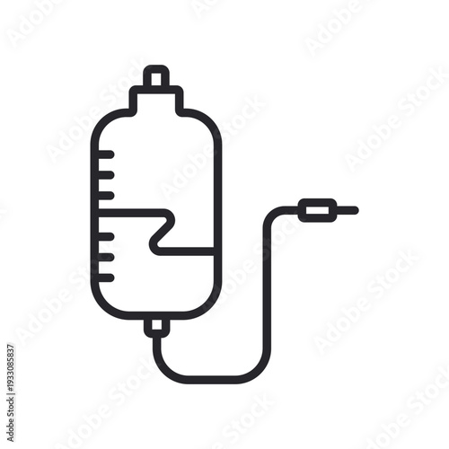 blood preasure icons outline and Flat Style,transparent background