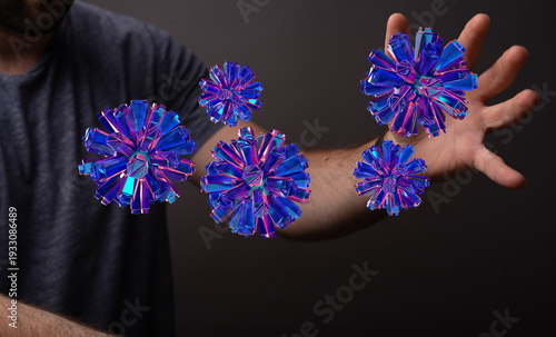 Digital rendering of colorf...