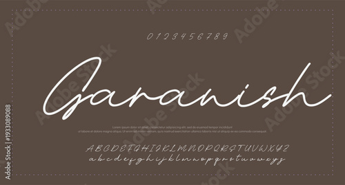Handwritten Signature Editable Text Effect Template 