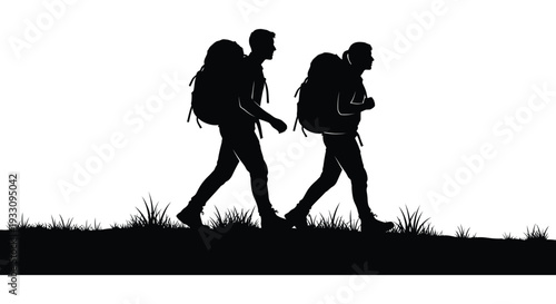 silhouettes of people