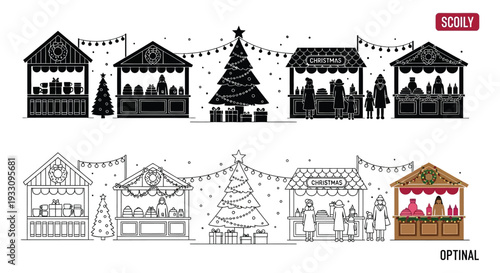 vector illustration of a castle