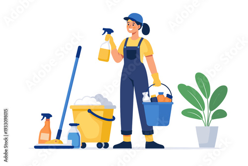 White icon cleaning simple vector letters no composition image generation text service