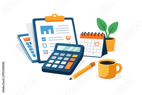 Vector icon no text letters calculator simple generation white composition image filing