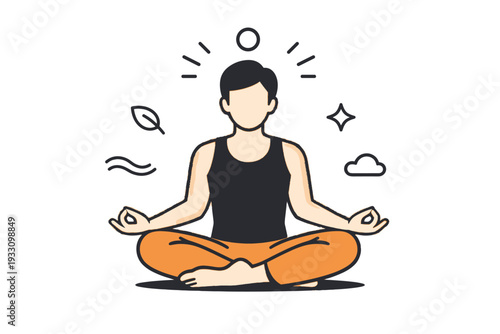 Clean background minimal generation vector pose image simple white icon isolated svg