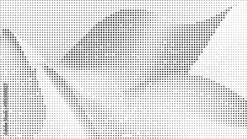 Black star halftone abstract background with dynamic density, Black star dotted halftone pattern modern abstract texture background