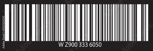 Barcode icon, isolated line illustration for product labeling, retail scanning, inventory management, e-commerce, and packaging design, minimalist linear barcode graphic Vector Illustration.
