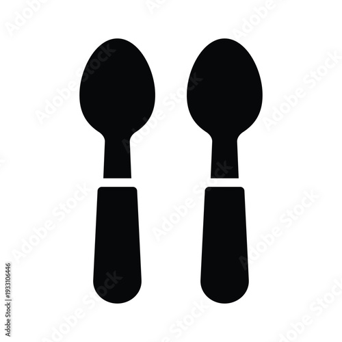 Spoon icon design template