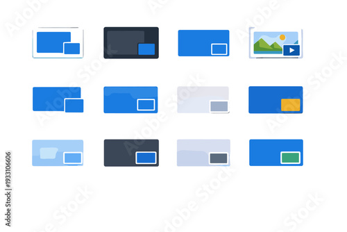 Icon picture vector theme variant calm dark compact icons style detailed