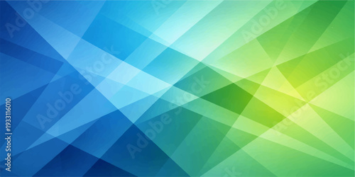 Abstract colorful geometric background with bright seamless triangle pattern in blue tones