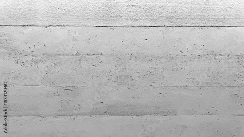 Cuadro en lienzo Minimalist light gray concrete wall texture with horizontal formwork lines