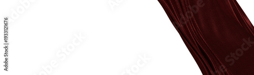 Sophisticated maroon fabric...
