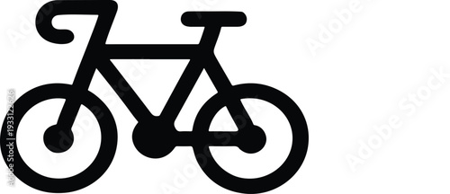 silhouette of a bicycle