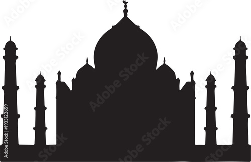 Taj Mahal, Design Illustration 