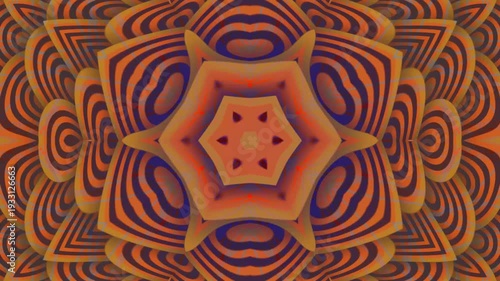 Mesmerizing Kaleidoscope Animation with Geometric Patterns and Abstract Visuals.