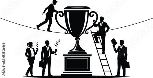 Successful professional business entrepreneur working on a modern laptop in a bright sunlit office interior with creative workspace and copy space for advertising text