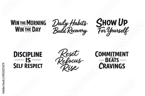 Inspirational quotes on daily habits, discipline, and commitment