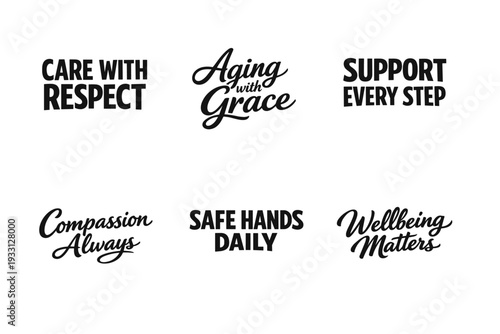 Empowering phrases on elderly care and support