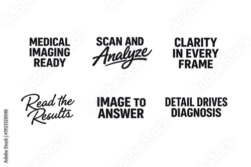 Dynamic slogans for medical imaging and diagnostic insight
