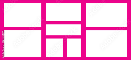 Pink neon rectangle shape frame. Pink border isolated on transparent background. pink neon sign Banner, Design