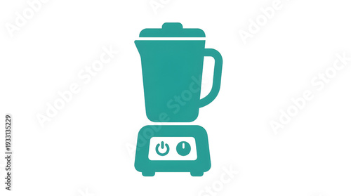 Modern kitchen appliance icon for quick food and beverage blending, perfect for health-conscious individuals and culinary preparations