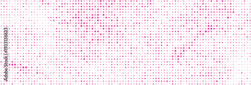 Pink star halftone uniform density abstract background, Vibrant pink star dotted clean abstract background design