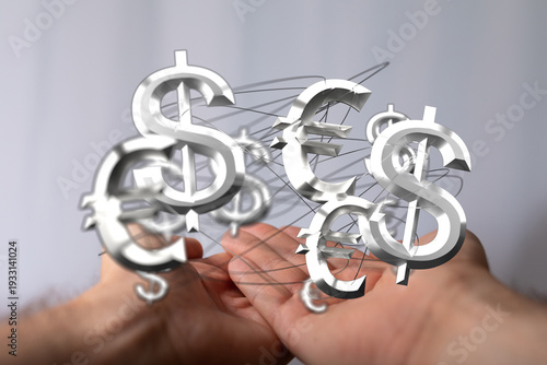 Conceptual image of hands s...
